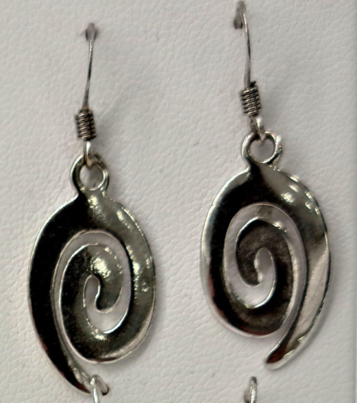 Greek earrings silver