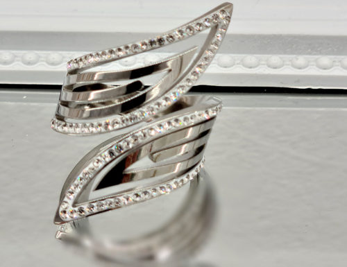 γυναικείο δαχτυλίδι από ανοξείδωτο ατσάλι