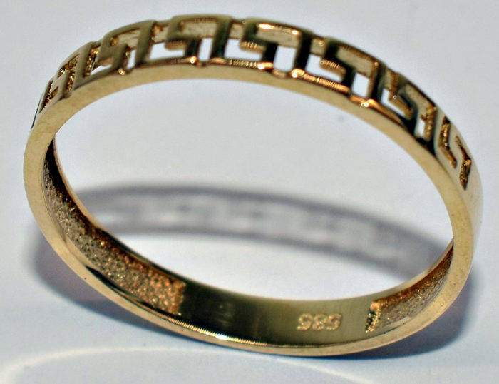 women k14 gold wedding ring